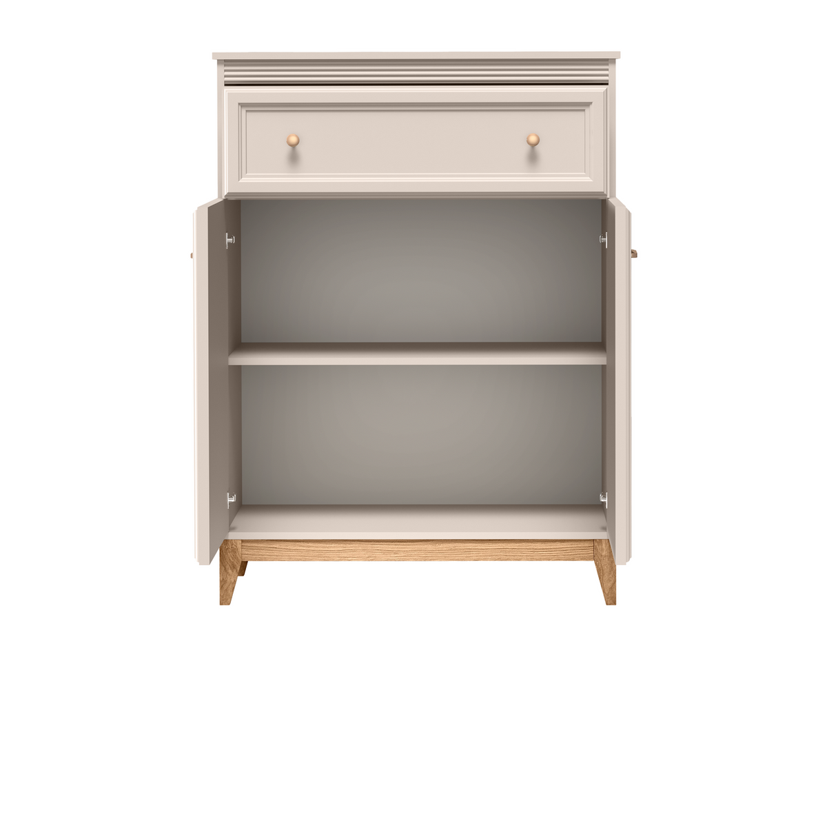 SELUNEO Highboard 92 cm – Kaschmir / Natureiche-Dekor – Weitere Ansicht