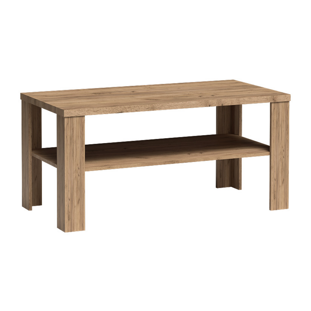 TAVNIA Couchtisch 120 cm in Kraft-Gold-Dekor – Detailansicht 2