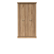 TAVNIA Kleiderschrank 107 cm – Kraft Gold-Dekor – Vorderansicht
