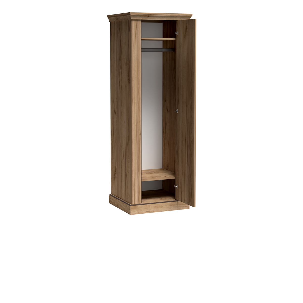 TAVNIA Kleiderschrank 67 cm – Kraft Gold-Dekor – Weitere Ansicht