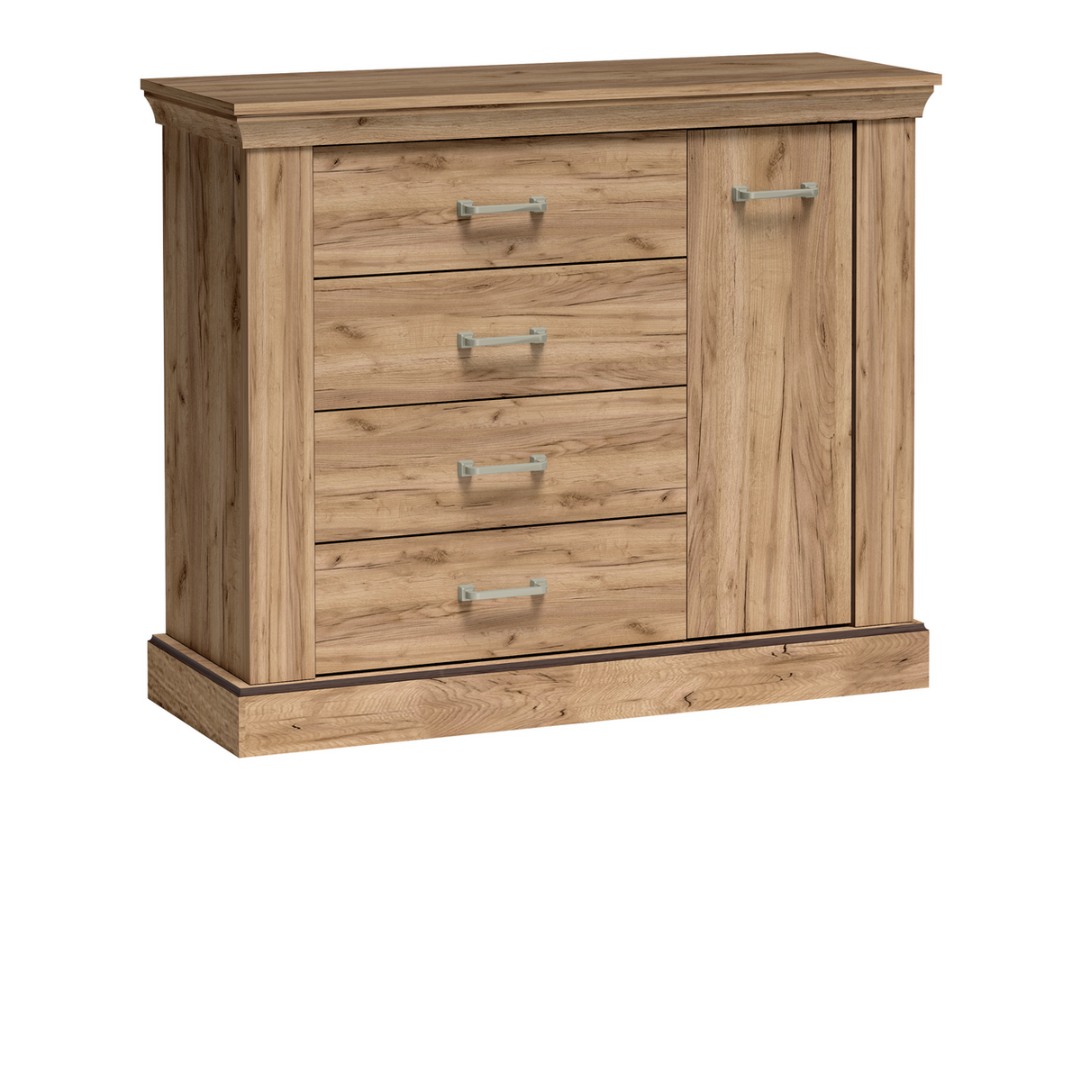 TAVNIA Kommode 114 cm in Kraft-Gold-Dekor – Detailansicht 1