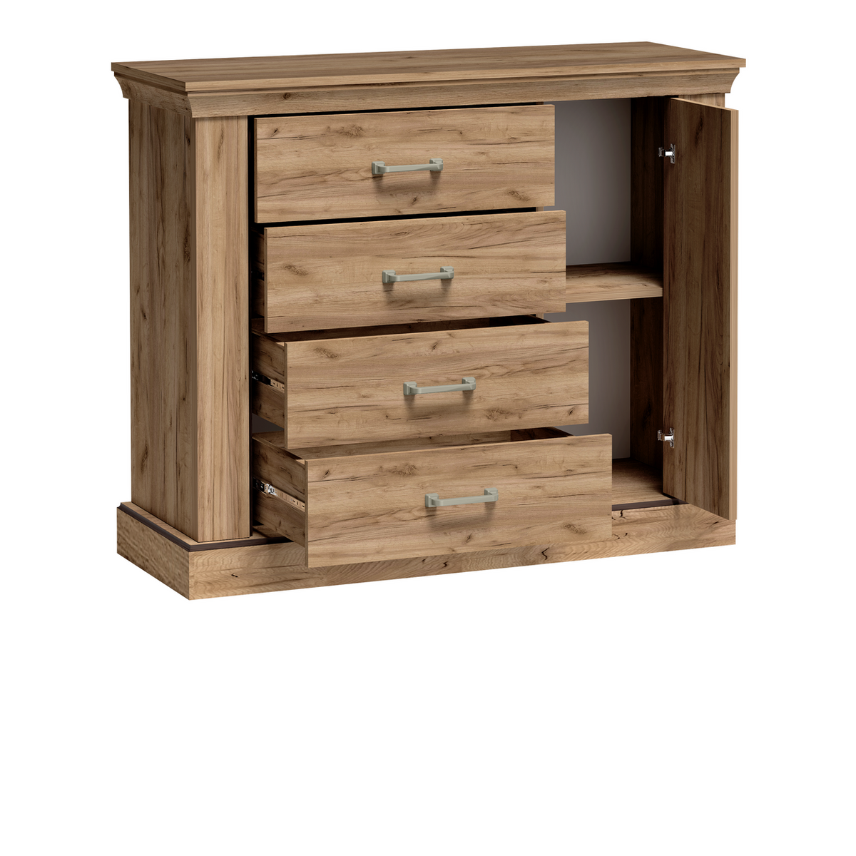 TAVNIA Kommode 114 cm in Kraft-Gold-Dekor – Detailansicht 3