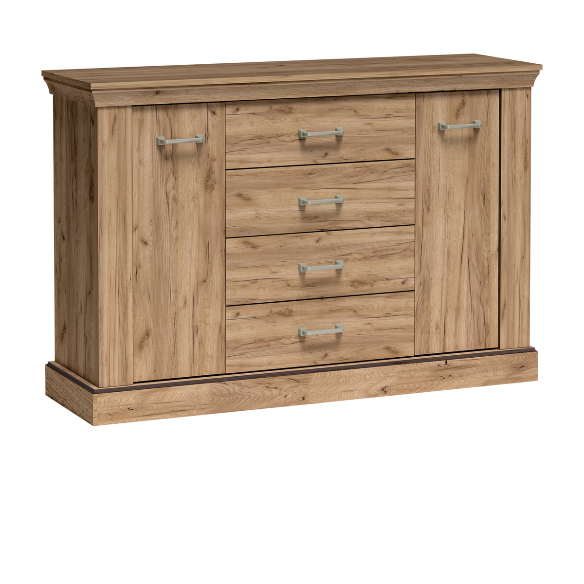 TAVNIA Kommode 142 cm in Kraft-Gold-Dekor – Detailansicht 1
