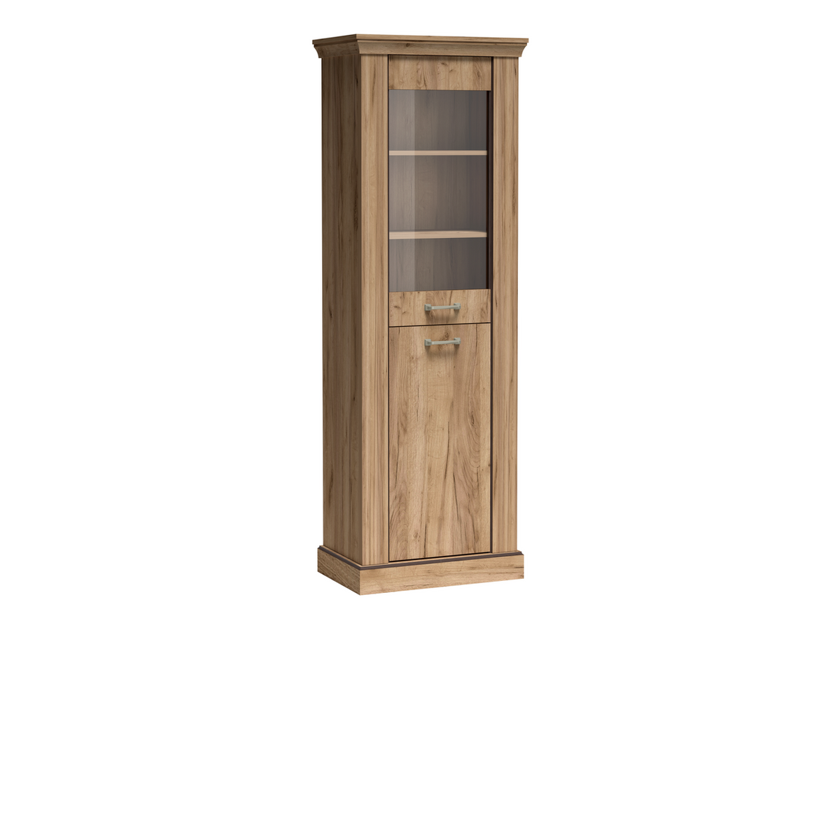 TAVNIA Vitrine 67 cm in Kraft-Gold-Dekor – Detailansicht 1