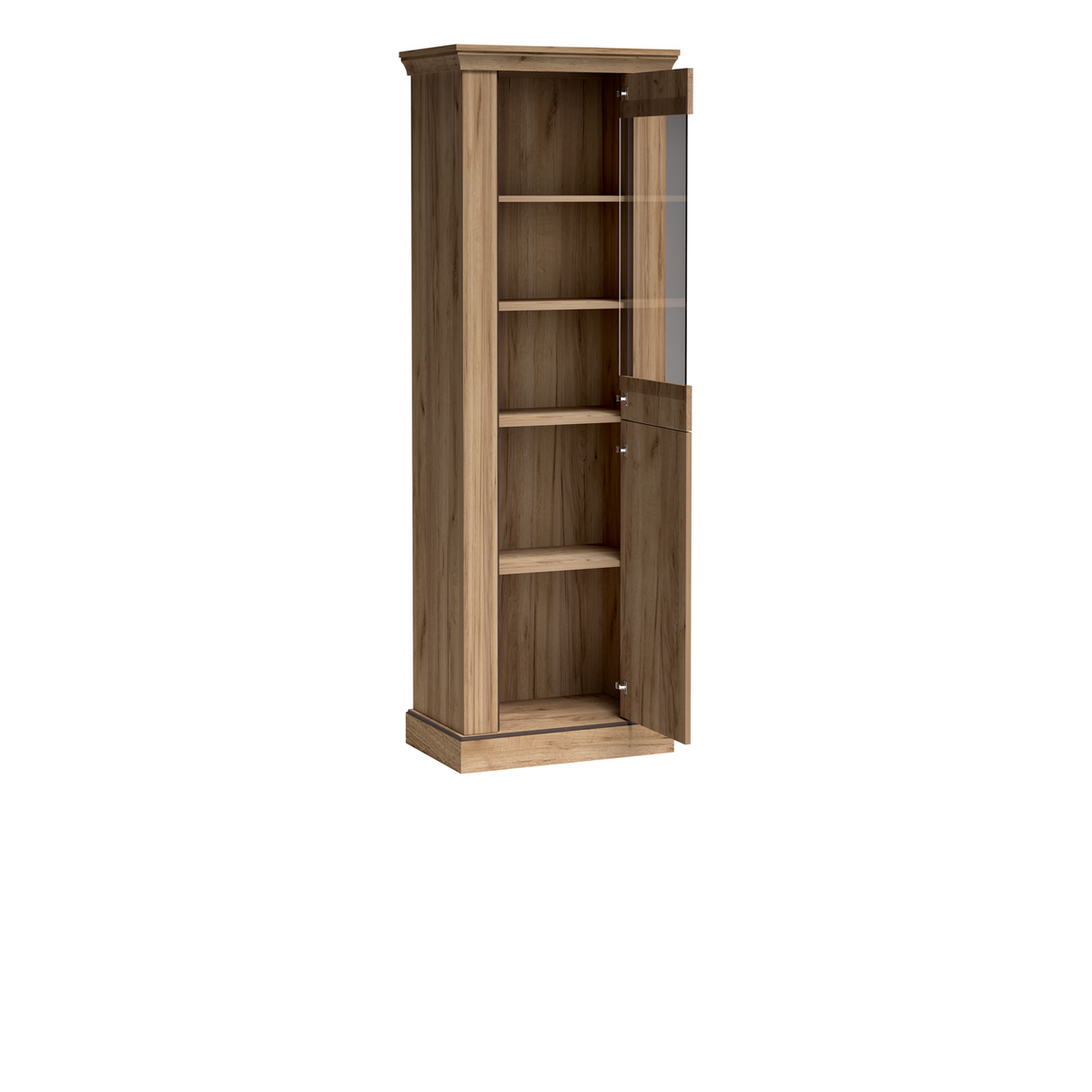 TAVNIA Vitrine 67 cm in Kraft-Gold-Dekor – Detailansicht 3