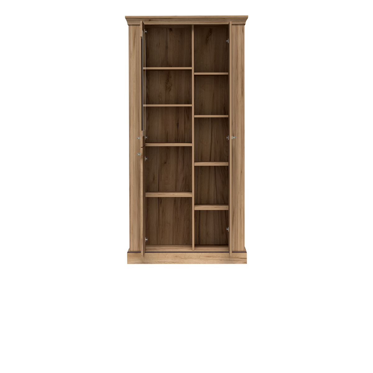 TAVNIA Vitrine 97 cm in Kraft-Gold-Dekor – Detailansicht 2