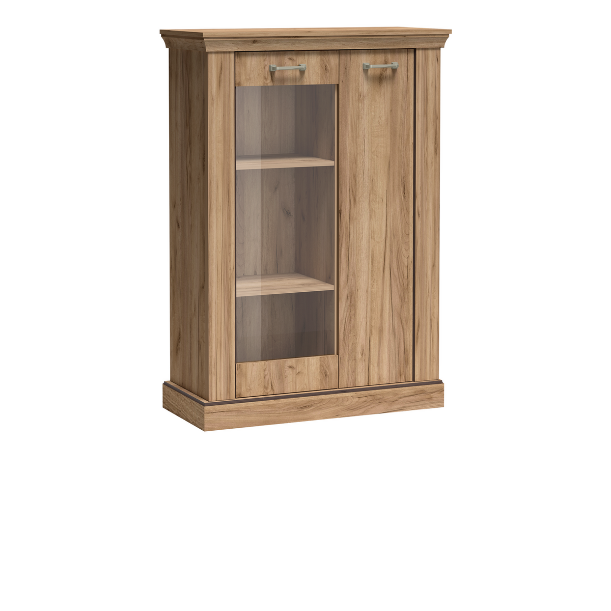TAVNIA Vitrinen-Highboard 97 cm in Kraft-Gold-Dekor – Detailansicht 1