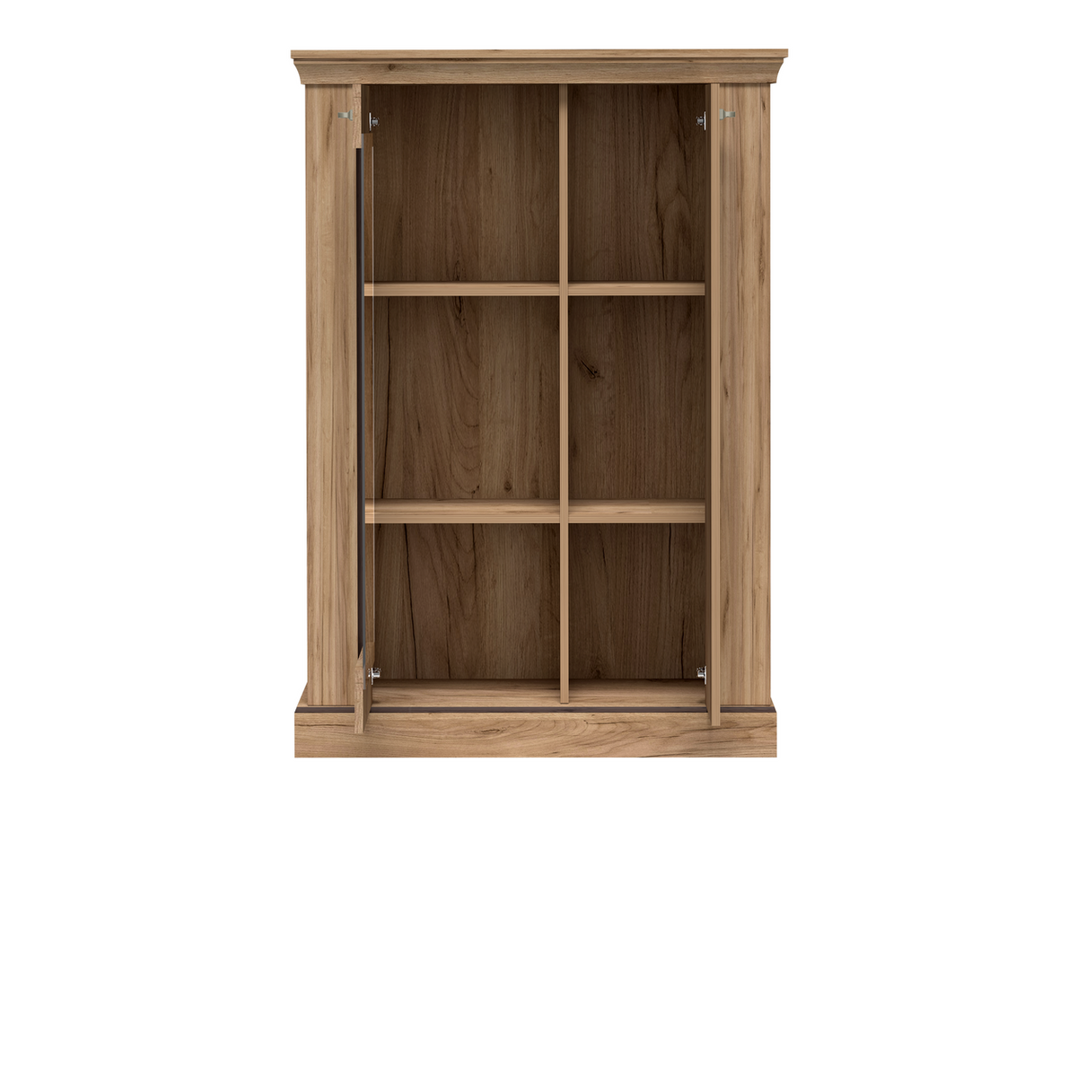 TAVNIA Vitrinen-Highboard 97 cm in Kraft-Gold-Dekor – Detailansicht 2