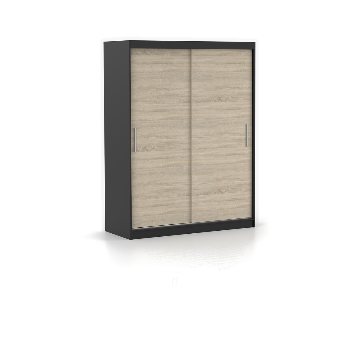 VISTA 04 Schwebetürenschrank 150 cm ohne Spiegel – Detailansicht