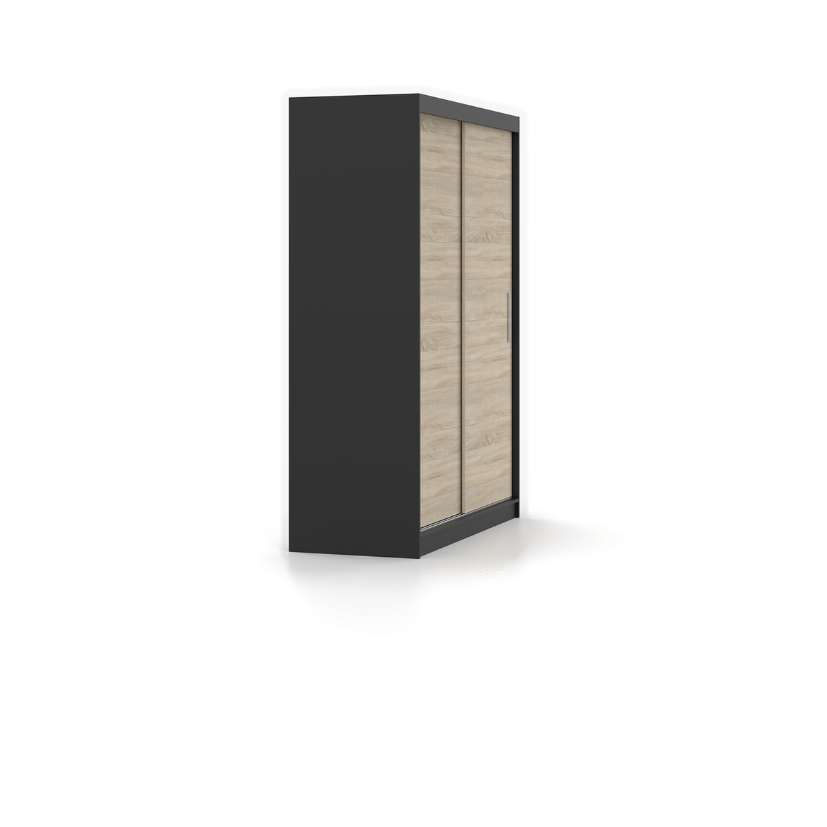VISTA 04 Schwebetürenschrank 150 cm ohne Spiegel – Detailansicht