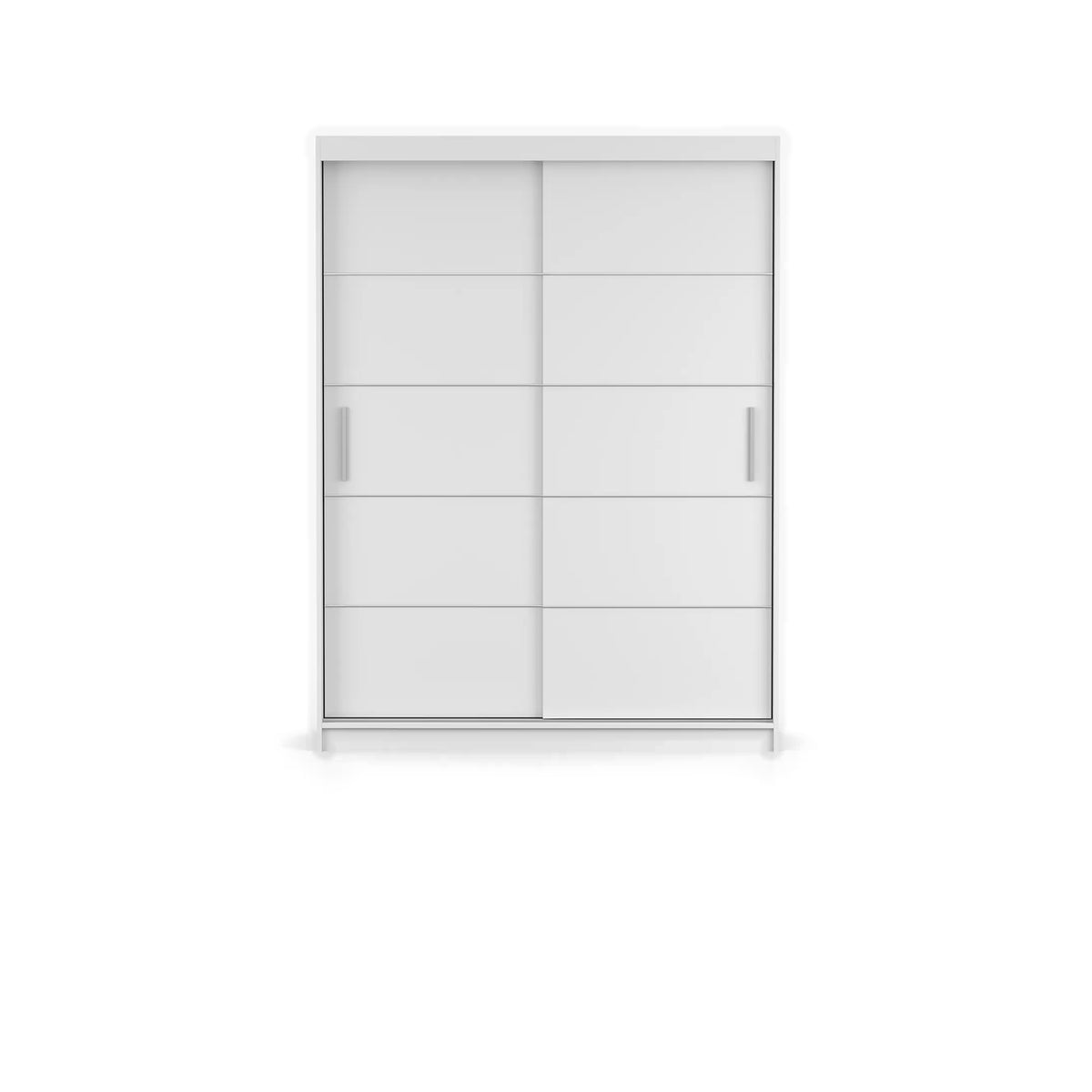 VISTA 06 Schwebetürenschrank 150 cm ohne Spiegel – Weiß