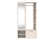 VORUNEO Garderobe 100 cm – Kaschmir-Dekor – Vorderansicht
