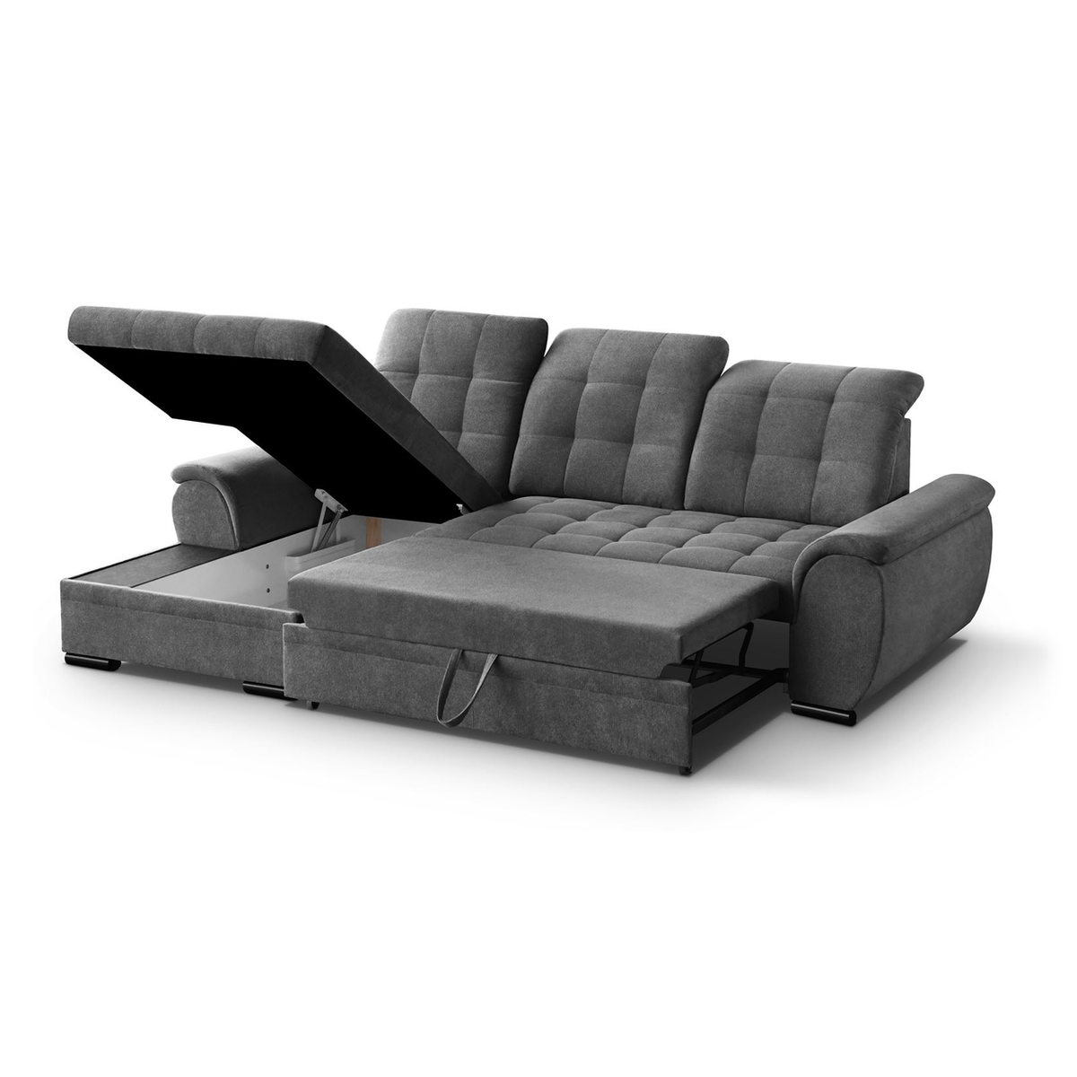 ELUNARO Mini Plus Ecksofa – VARDO 11 – Ansicht