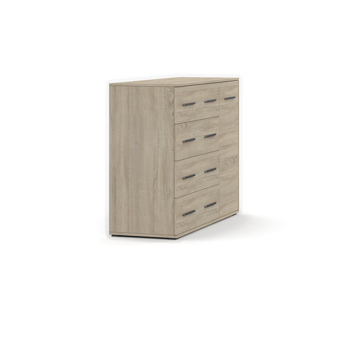FRIDA Kommode 1D4S 135 cm – Ansicht