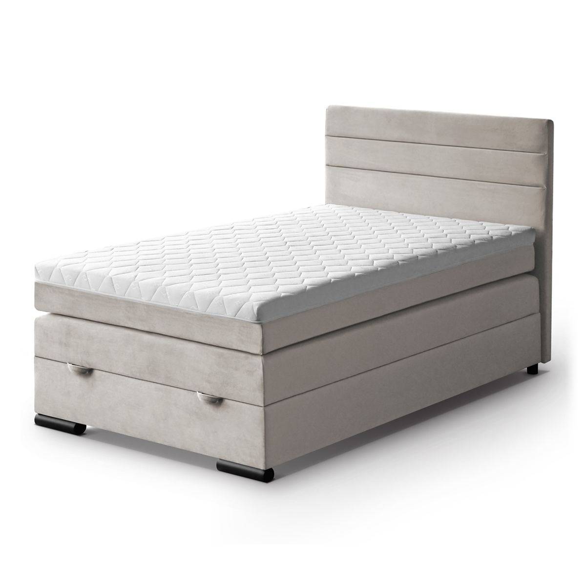 LUNERIO 120 Polsterbett – MONO 232 – Gesamtansicht