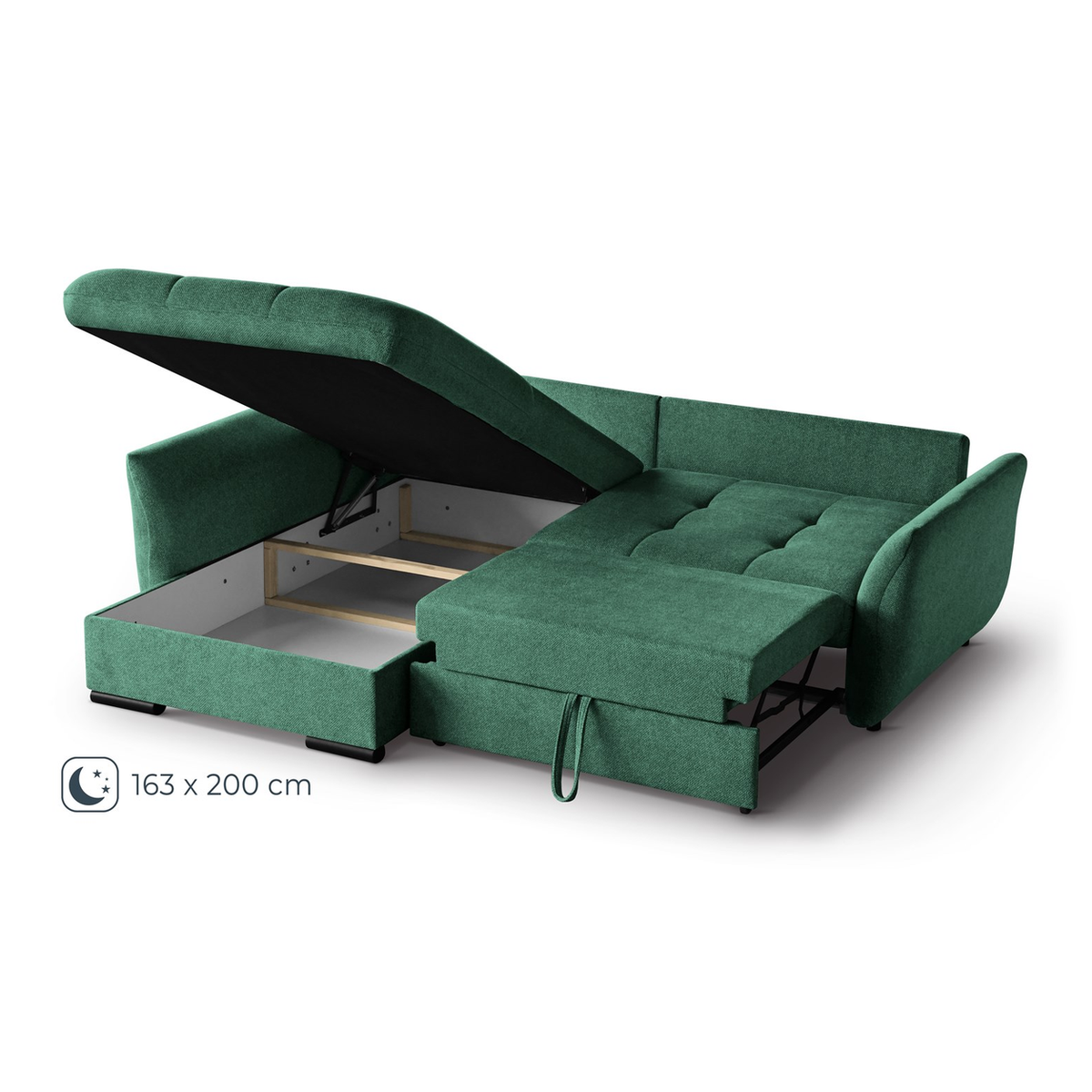 MELUNEO Ecksofa – BUBBLE 12 – Ansicht