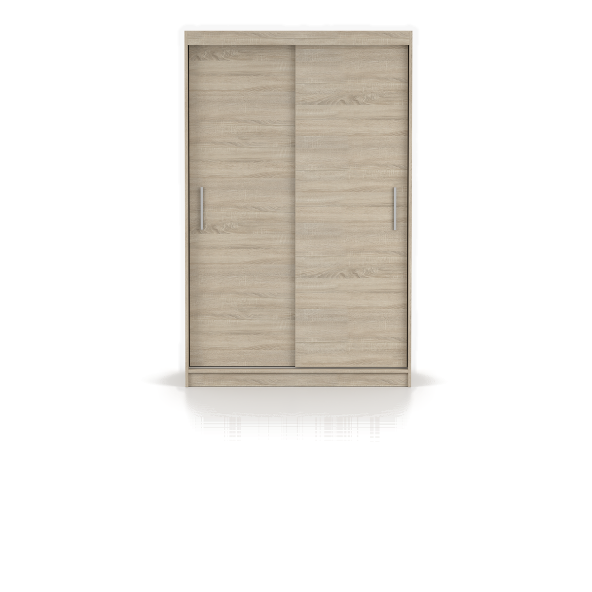 NEOMI 04 Schwebetürenschrank 120 cm ohne Spiegel – Ansicht – Sonoma
