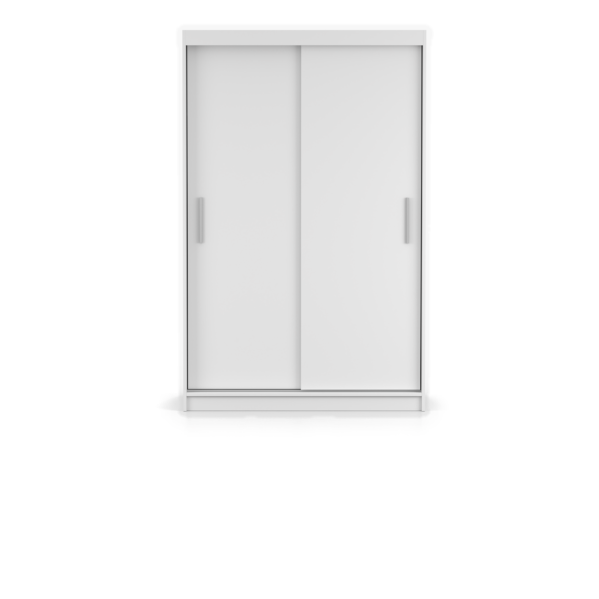 NEOMI 04 Schwebetürenschrank 120 cm ohne Spiegel – Ansicht – Weiß