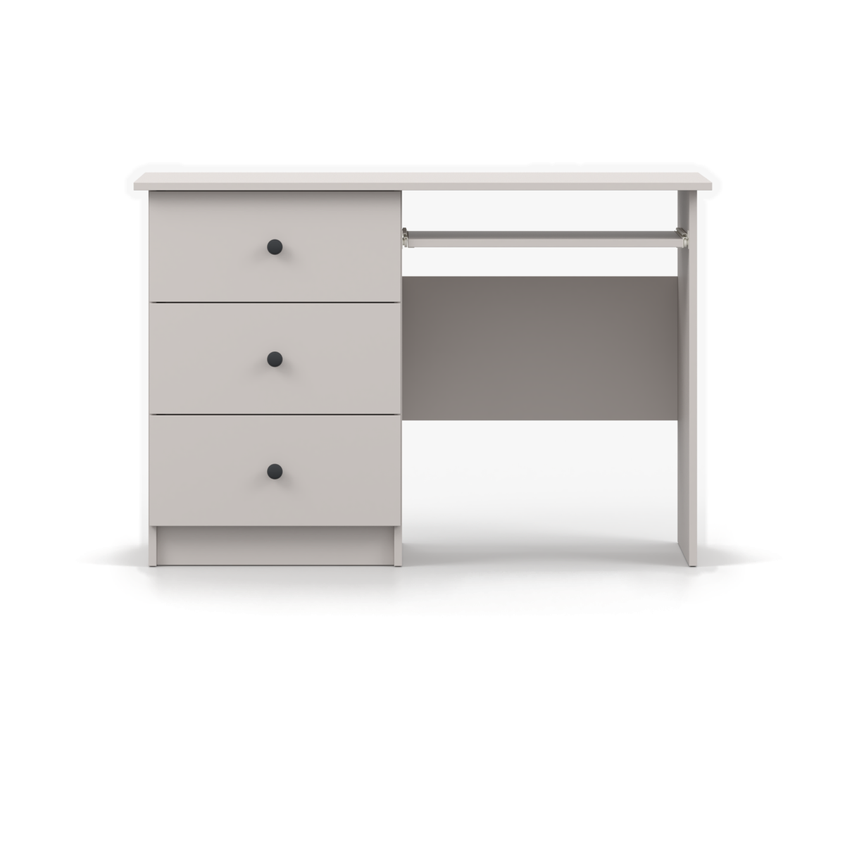 OLAF Schreibtisch 115 cm – Hauptansicht – Kaschmir / Anthrazit