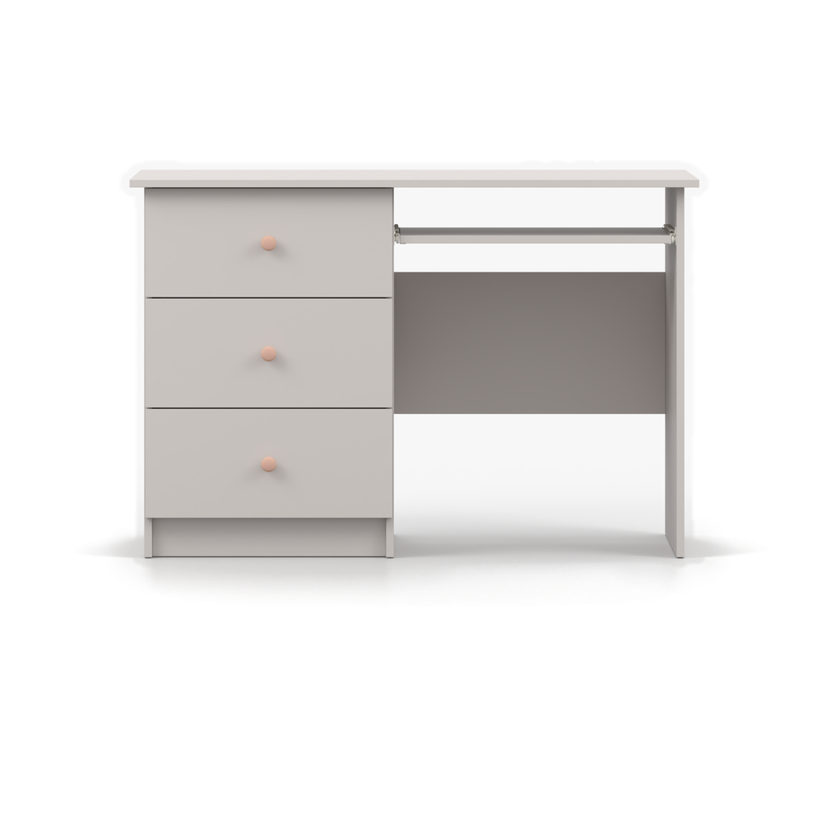 OLAF Schreibtisch 115 cm – Farbvariante – Kaschmir / Rosa
