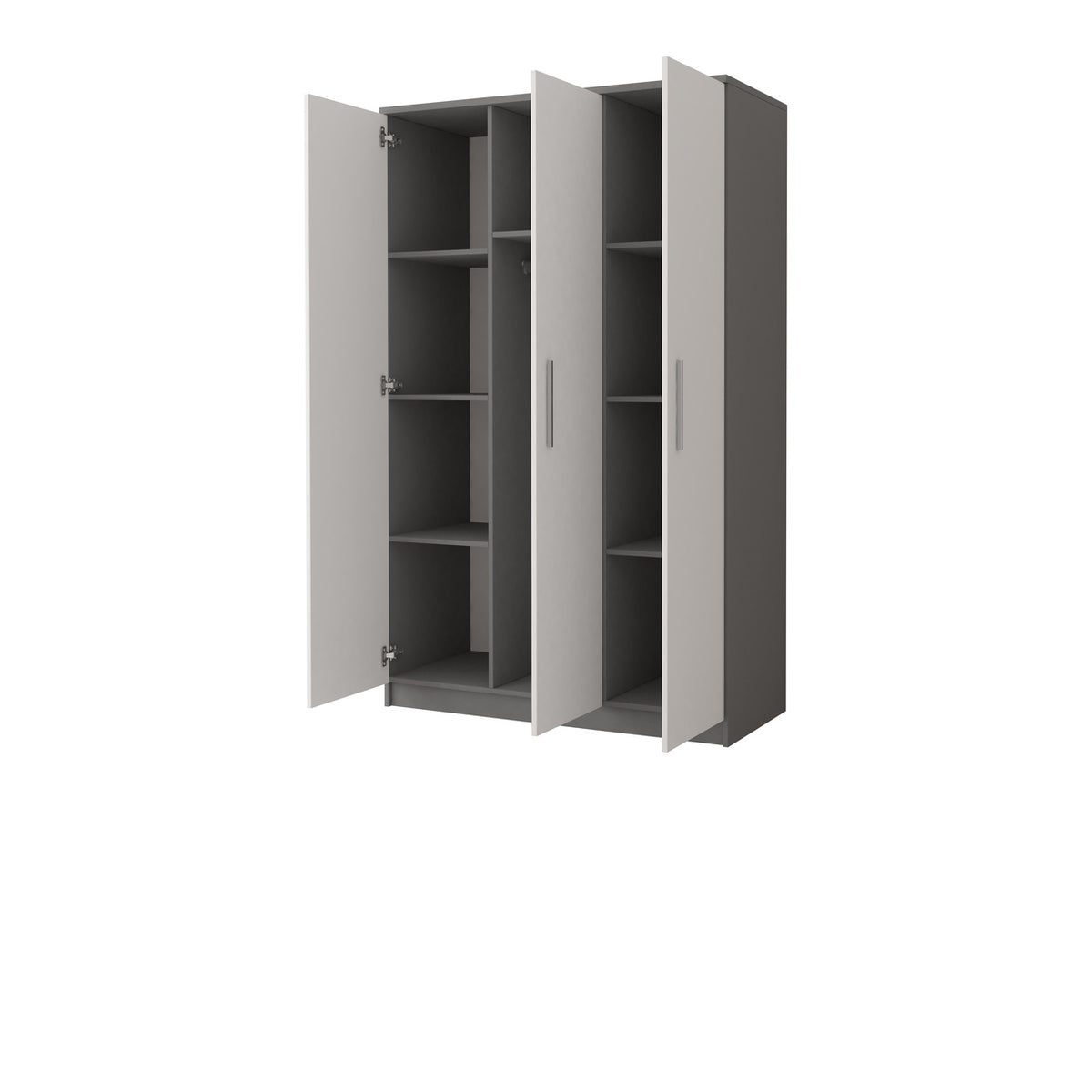 OMEGA Kleiderschrank 3D 120 cm – Ansicht