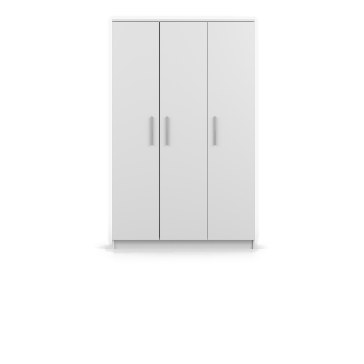 OMEGA Kleiderschrank 3D 120 cm – Farbvariante – Weiß