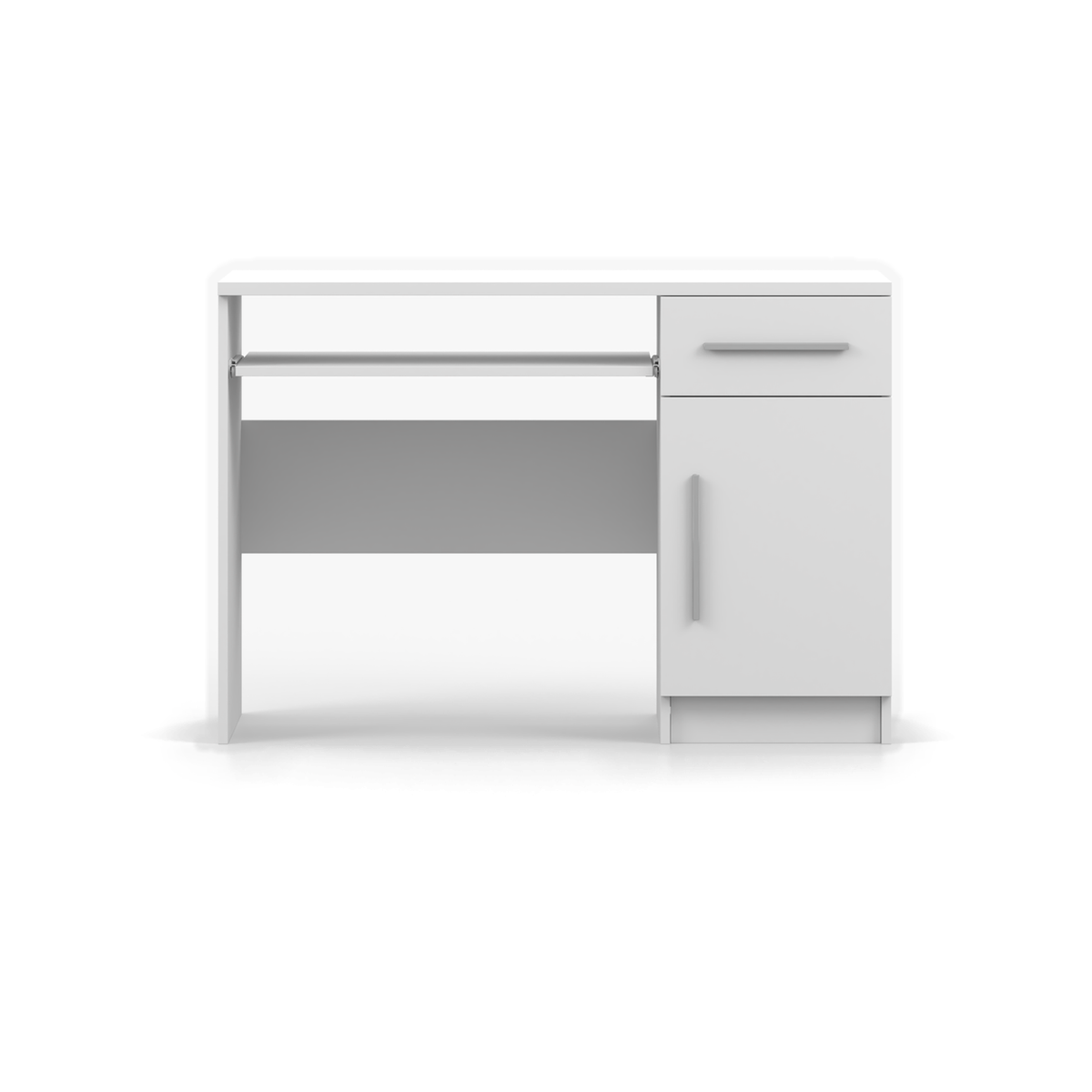 OMEGA Schreibtisch 110 cm – Farbvariante – Weiß
