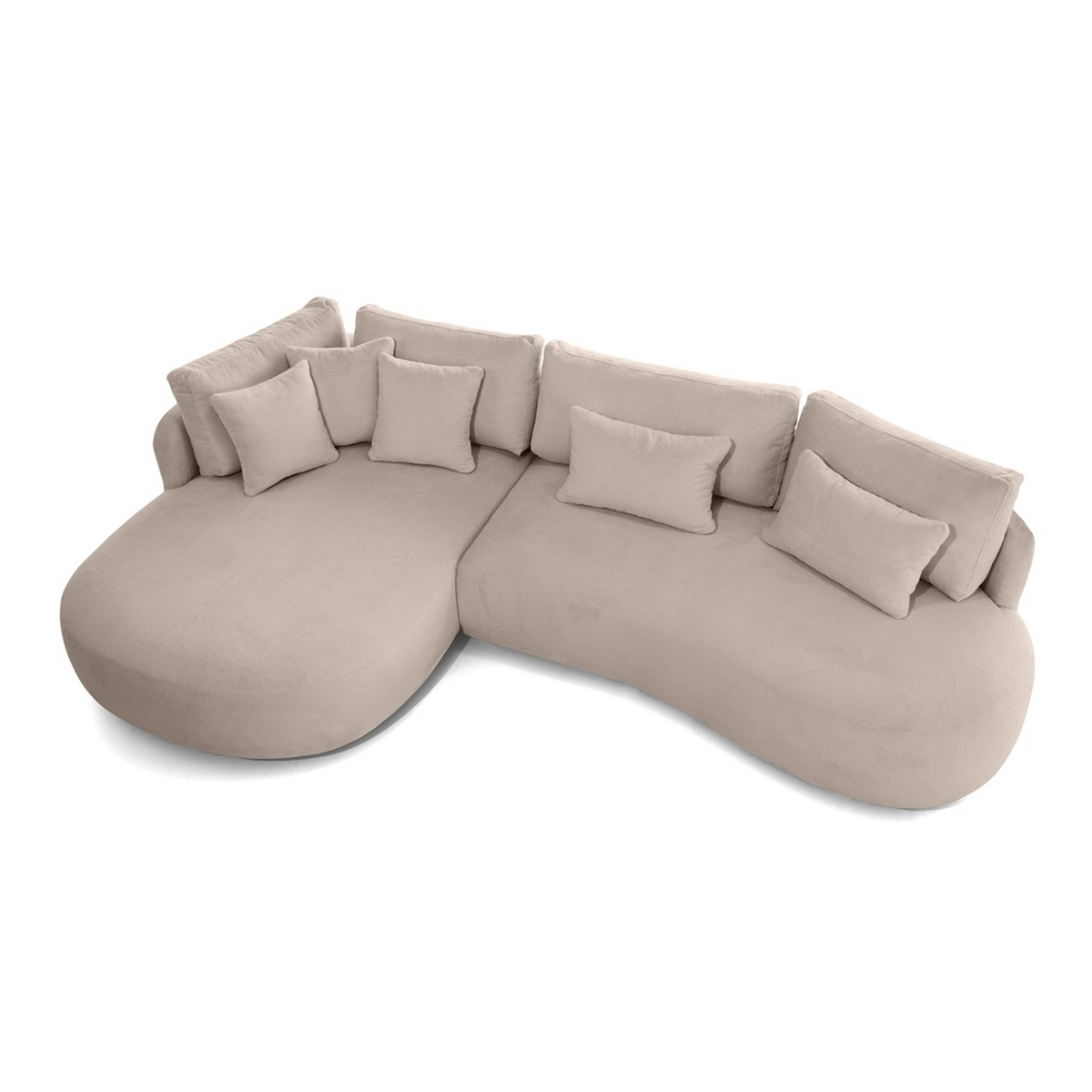 RAVUNIO Mini Ecksofa – FREDO 10 – Gesamtansicht