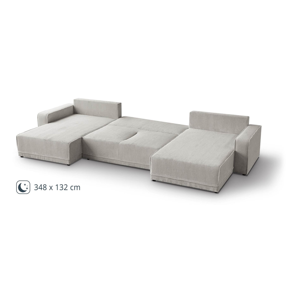RUMEVIO U-Sofa – POSO 100 – Ansicht