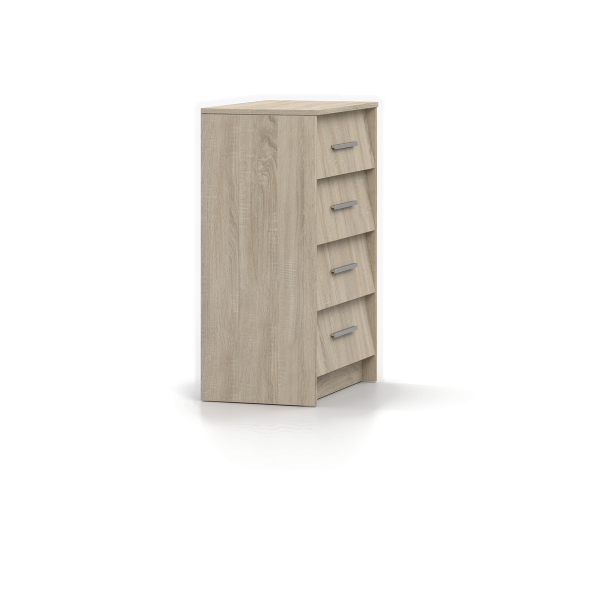 Schuhschrank 01 60 cm – Sonoma-Eiche – Ansicht 4