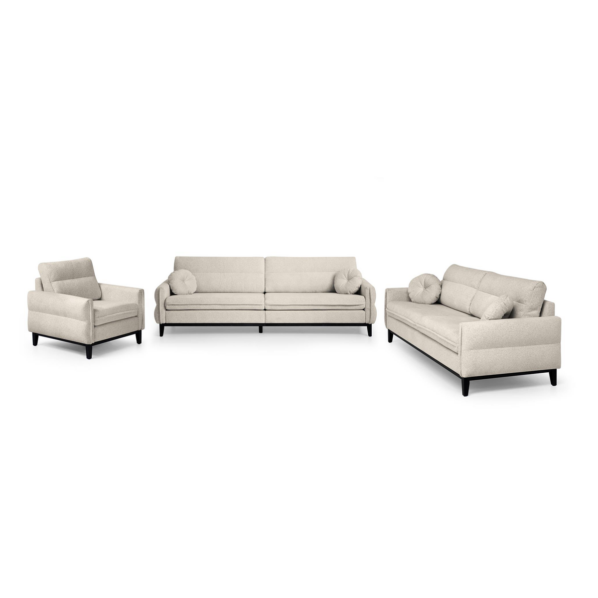 SELUNIA Polstergarnitur 3+2+1 – RAVEN 28 – Gesamtansicht