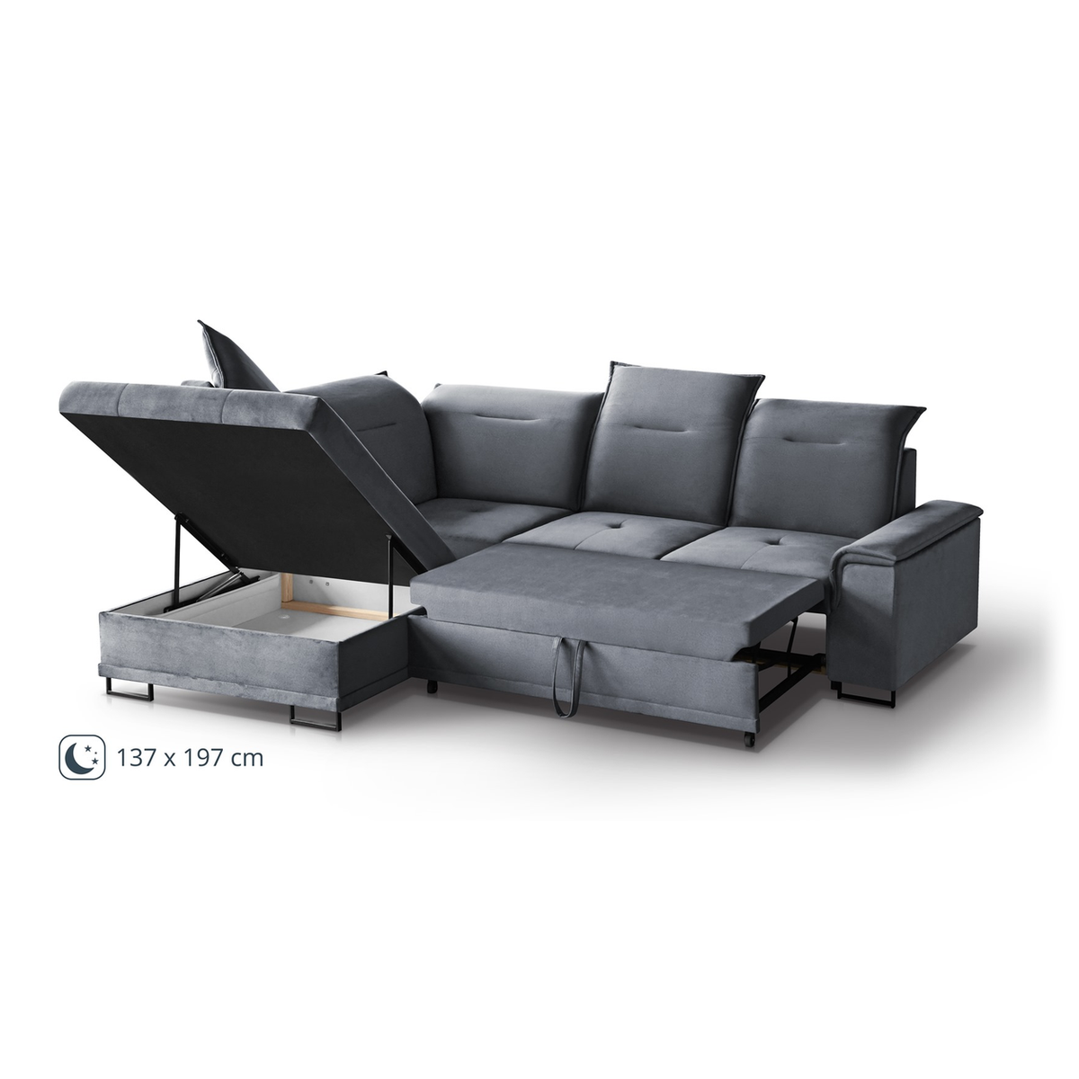 SERUNIO L Ecksofa – ELEMENT 23 – Ansicht