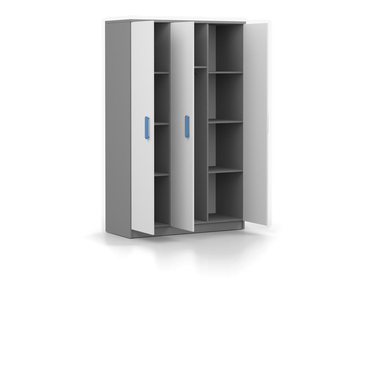 SMYK Kleiderschrank 3D 120 cm – Ansicht