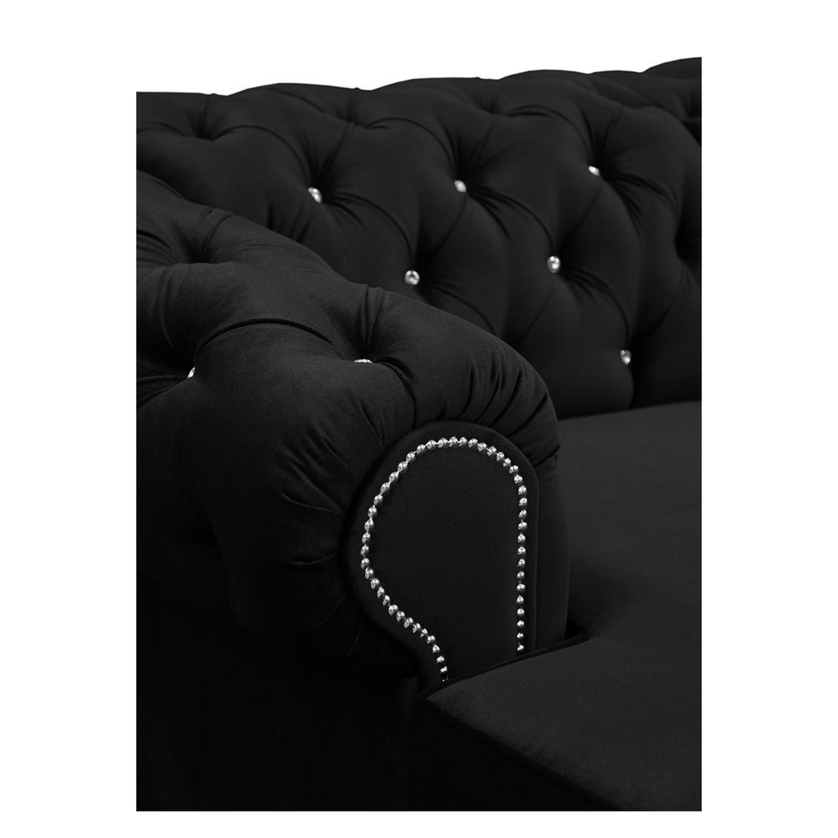SORUNEO U-Sofa Glasknöpfe – KRONOS 07 – Detail