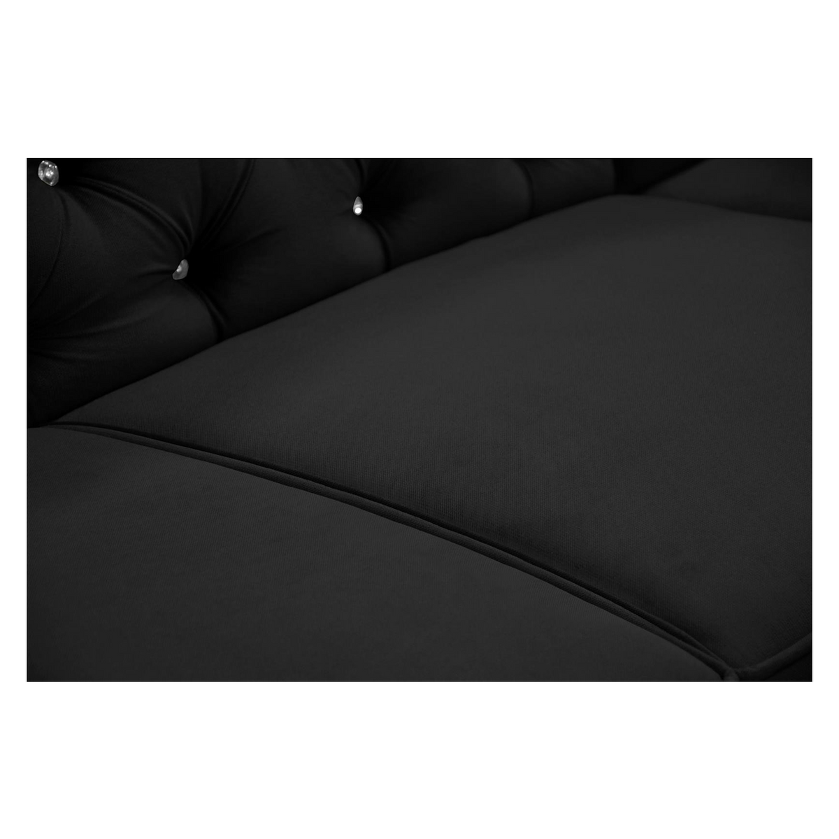 SORUNEO XL Ecksofa Glasknöpfe – KRONOS 07 – Detail