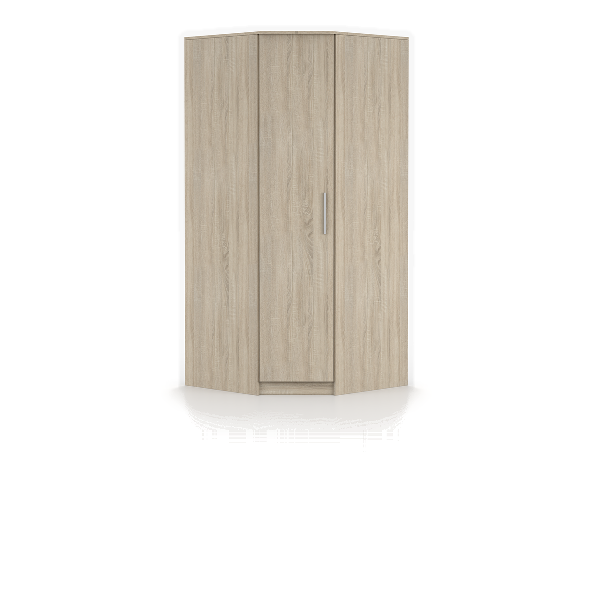 SZANTAL Eckkleiderschrank 94 × 94 cm – Sonoma-Eiche – Hauptansicht