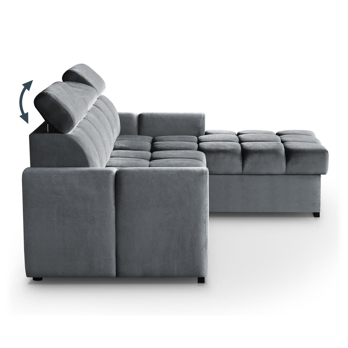 VELUNEA L Ecksofa – BLUVEL 14 – Ansicht