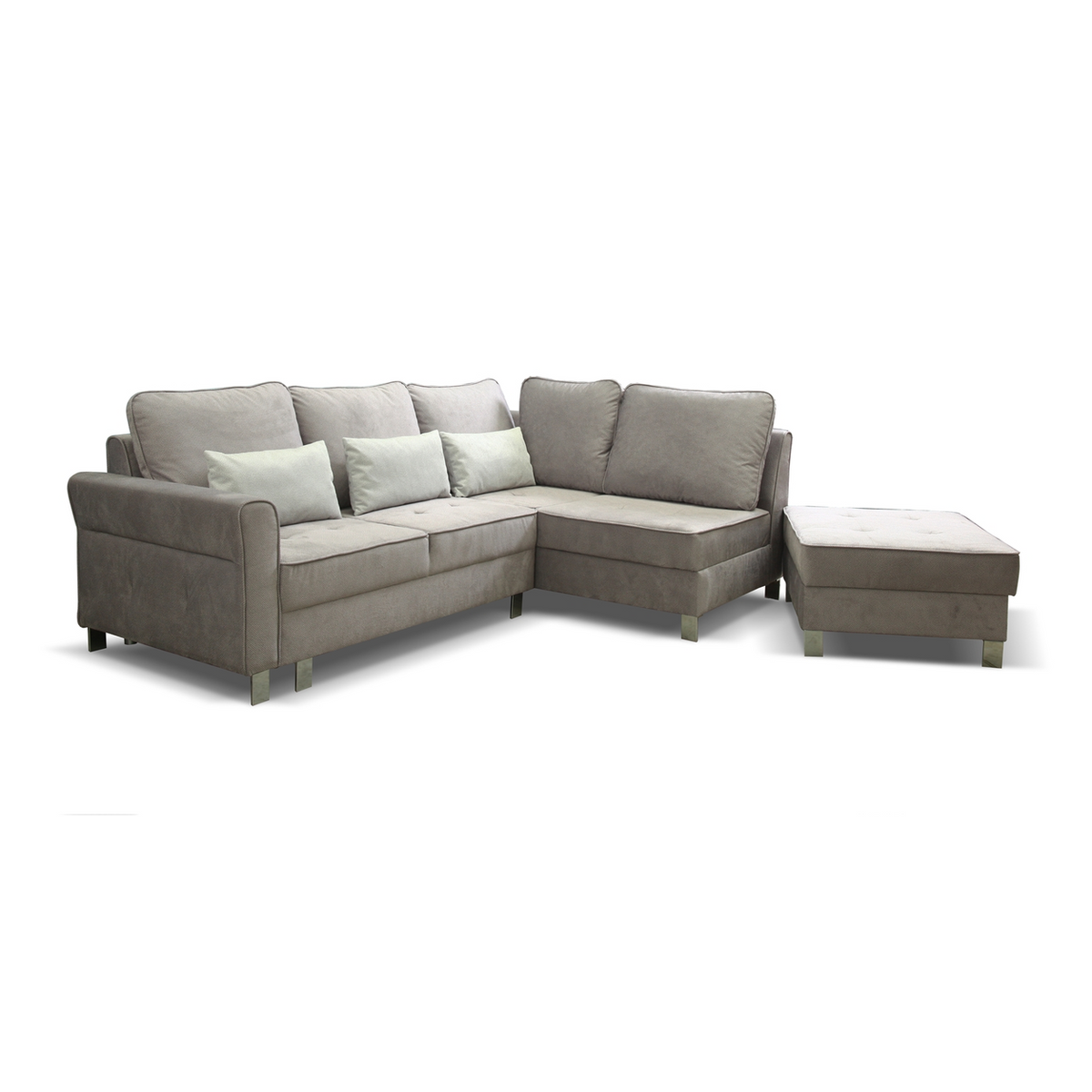VESUNIO Ecksofa mit Hocker – VITON 192 + VITON 191 – Gesamtansicht