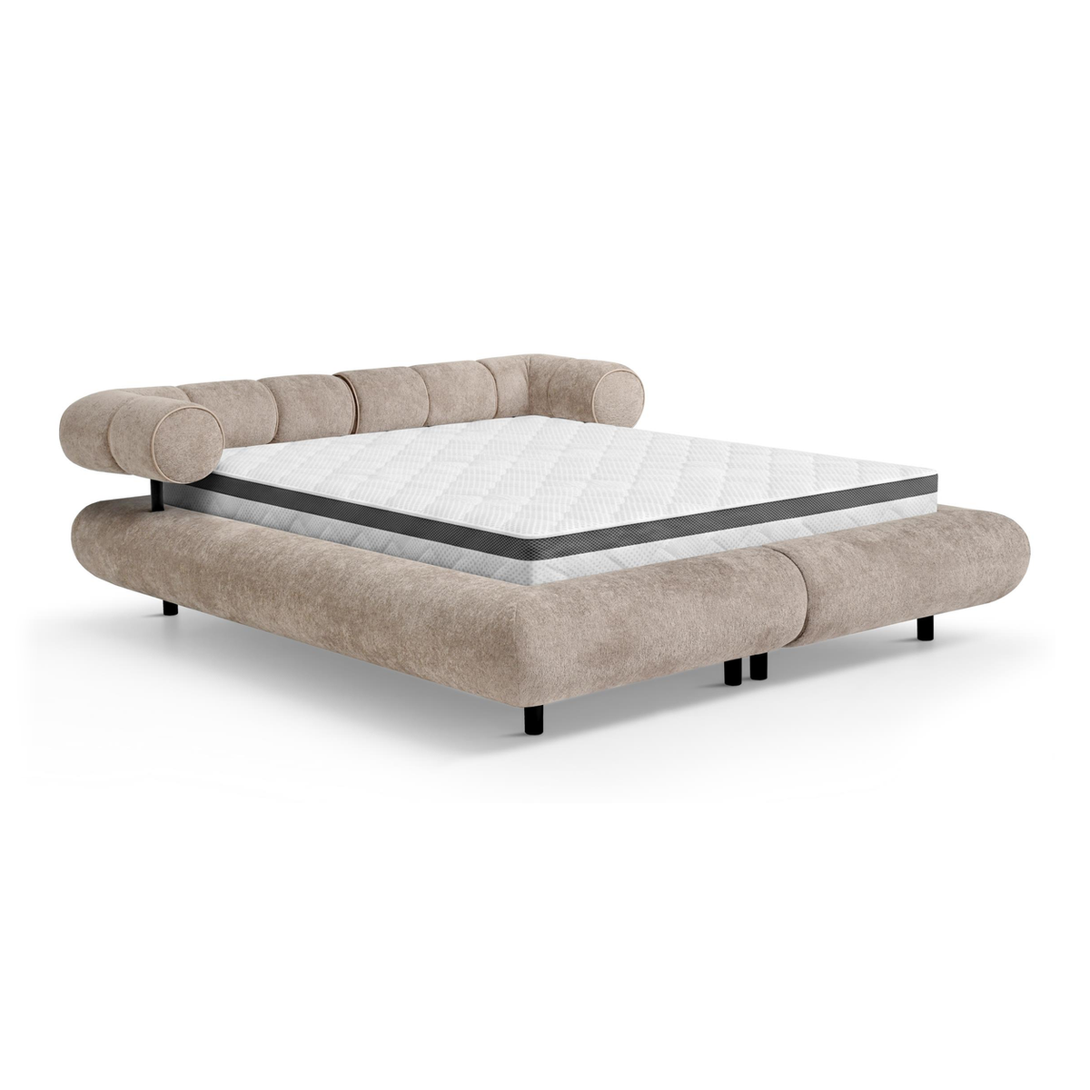 VORUNEA Polsterbett – TORO 50 + KATLA 10 – Ansicht