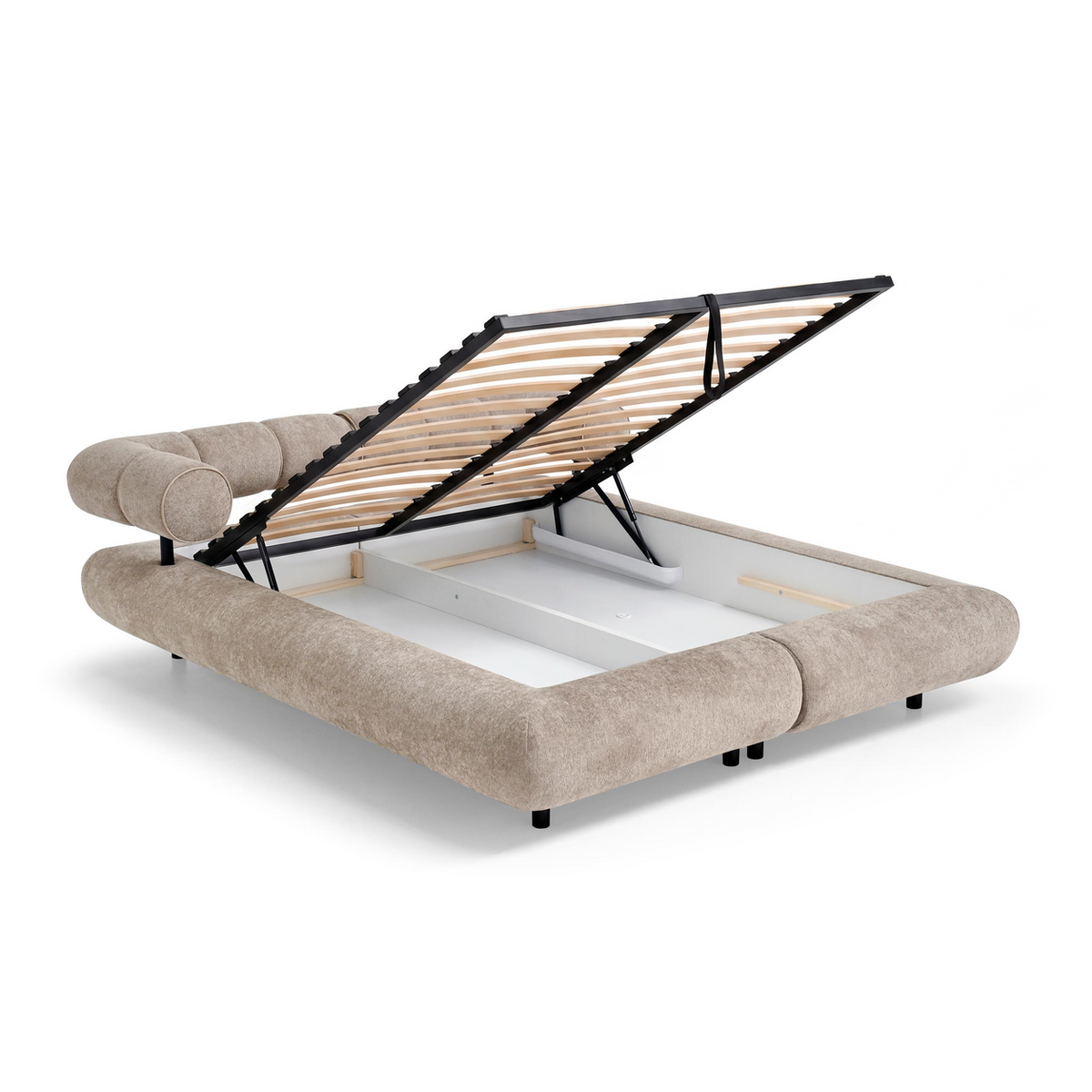 VORUNEA Polsterbett – TORO 50 + KATLA 10 – Ansicht
